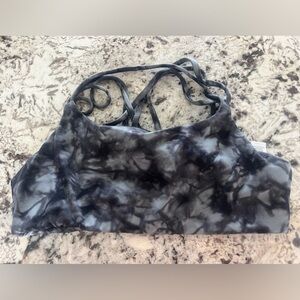 Cute and soft strappy Athleta brand size small sports bra